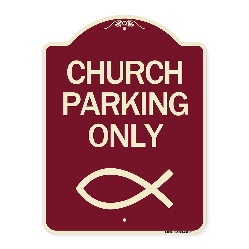 Church Parking Only (Symbol)