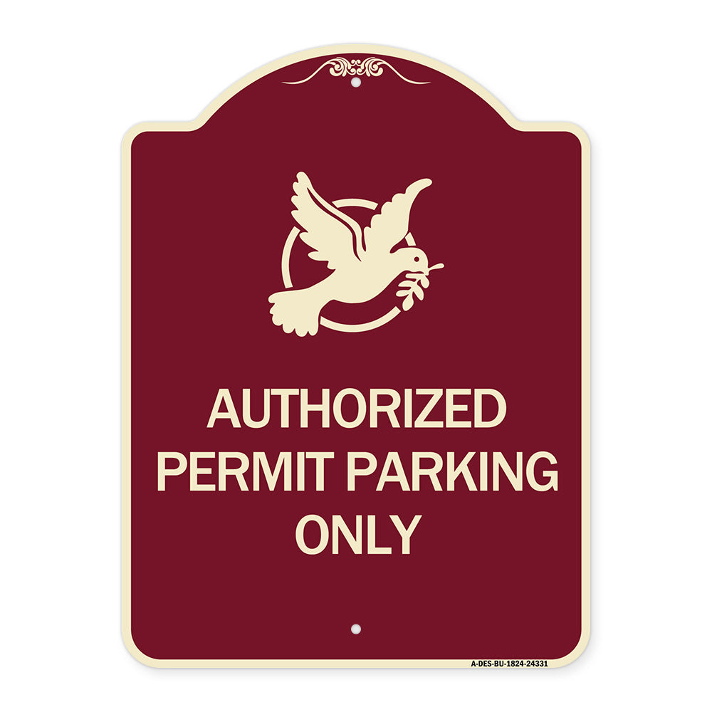 Authorized Church Parking Only (With Graphic)