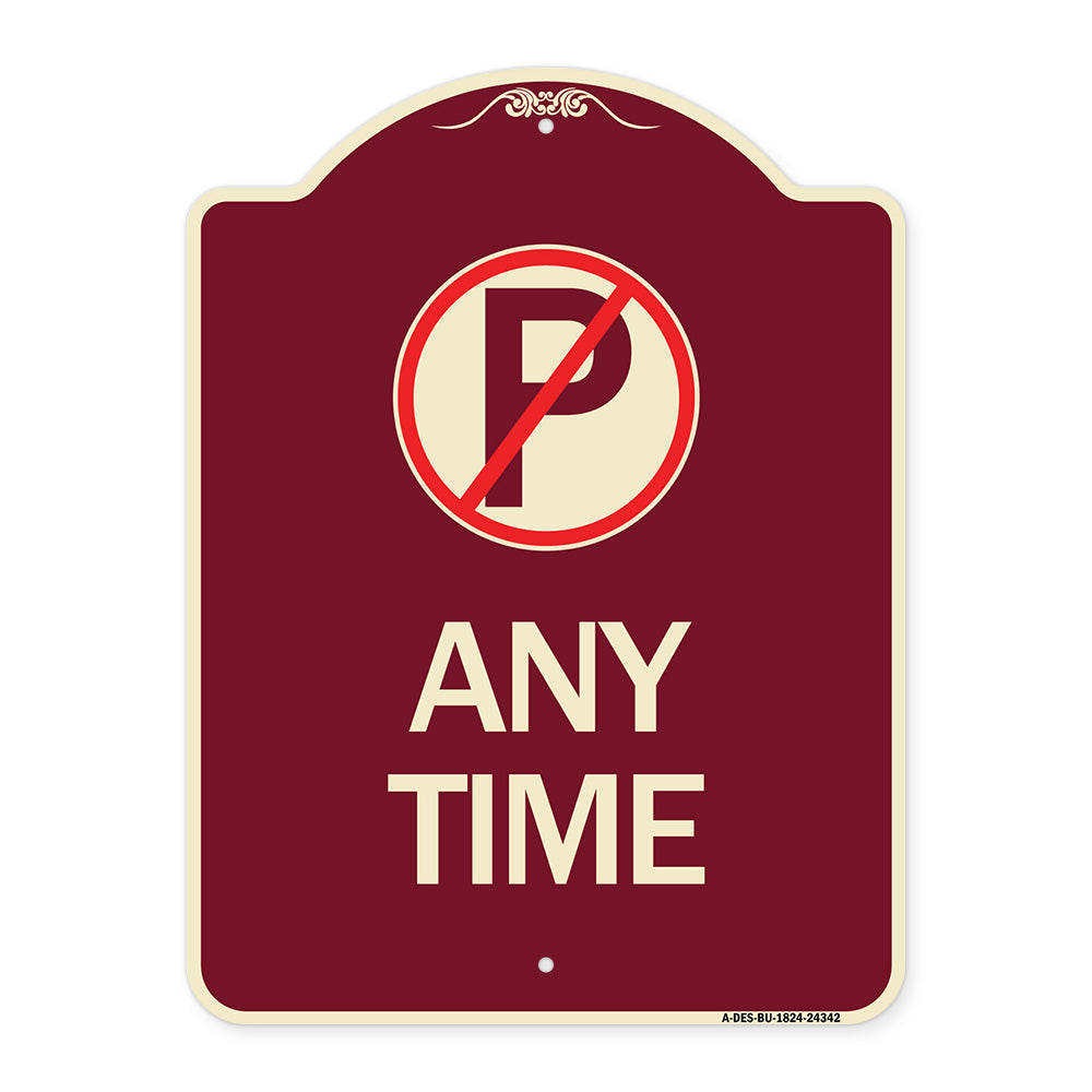Anytime (No Parking Symbol)