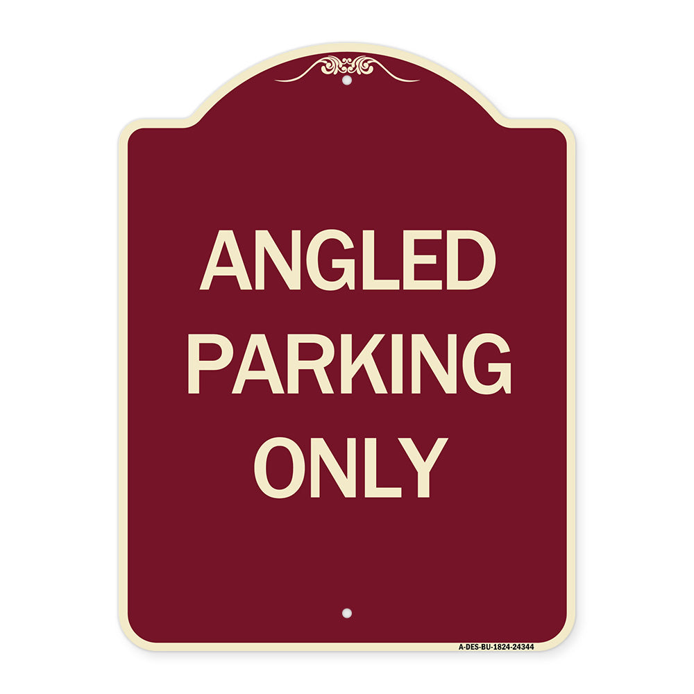 Angle Parking Only