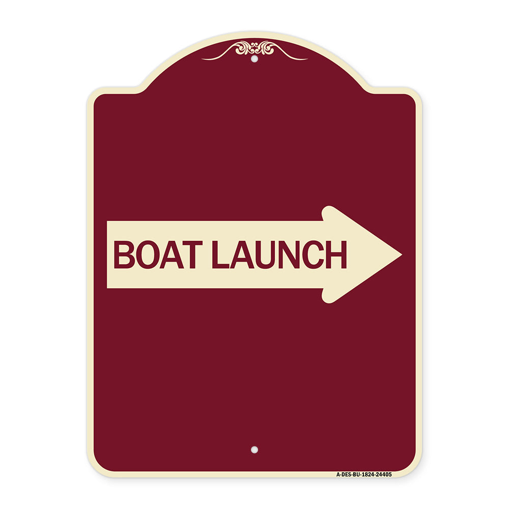 Boat Launch (With Right Arrow)