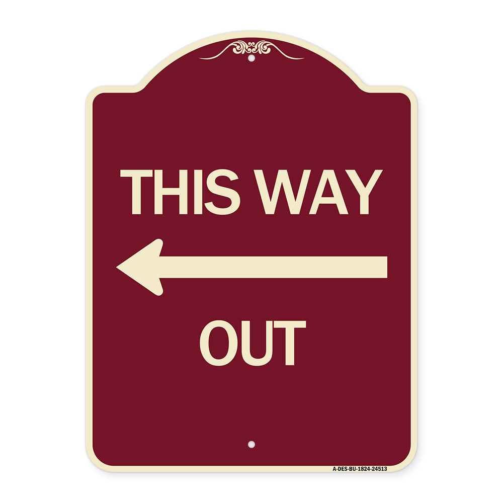 This Way Out (Left Arrow)