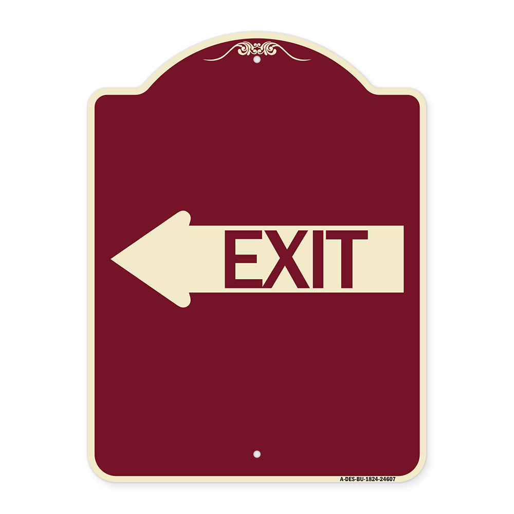 Exit (With Left Arrow)