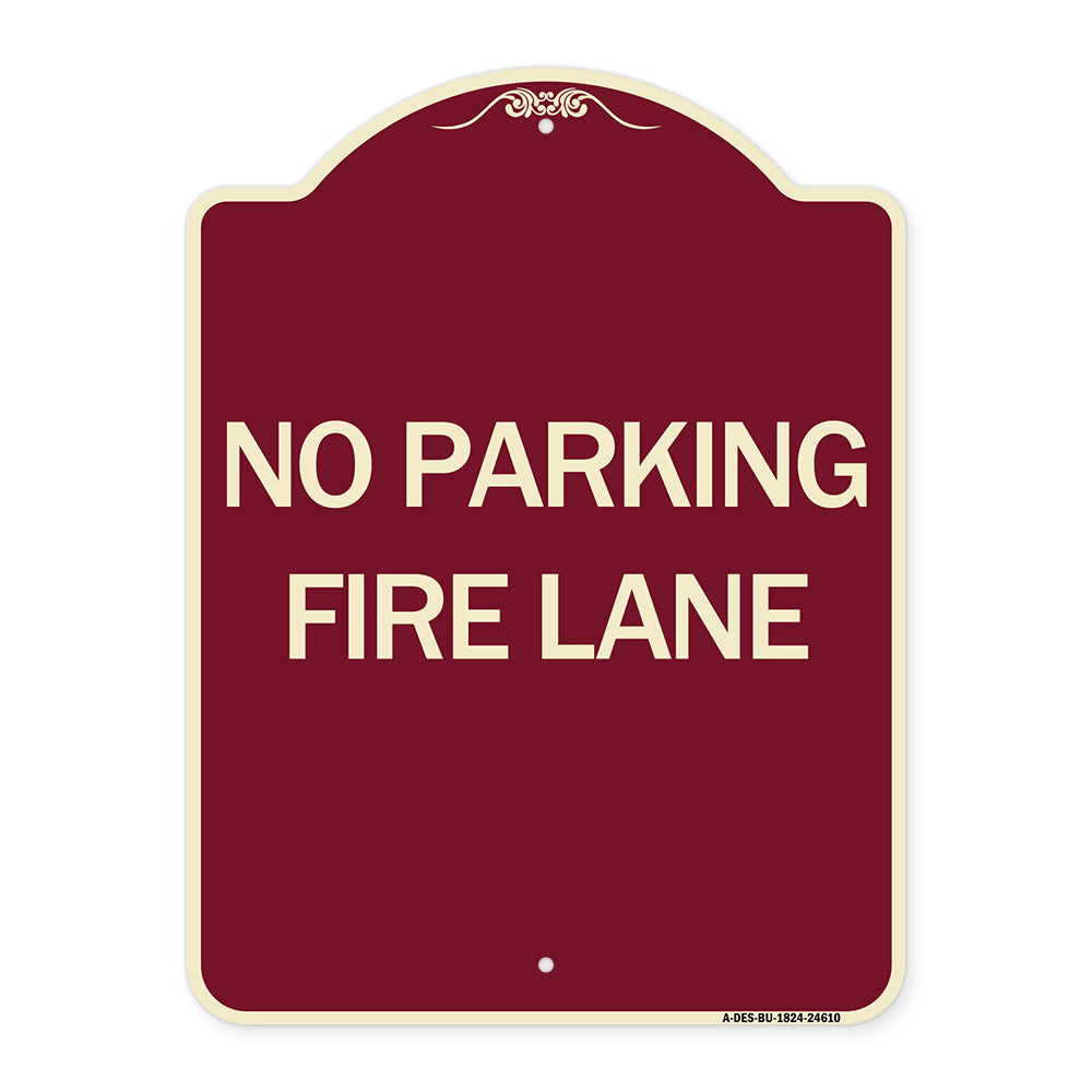 Pavement Stencil No Parking Fire Lane