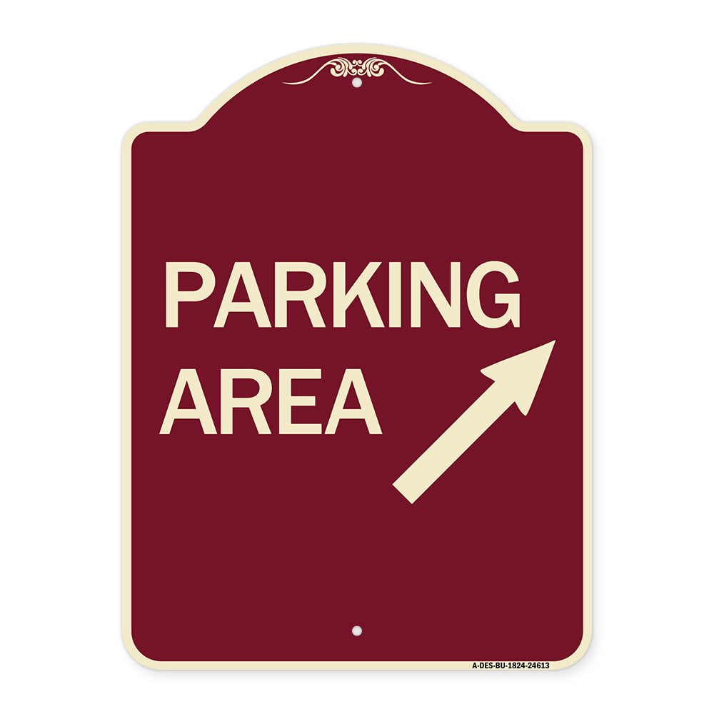 Parking Area (Up Right Arrow Symbol)