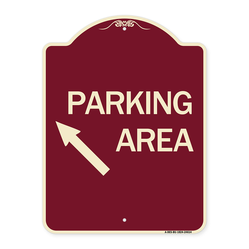 Parking Area (Up Left Arrow Symbol)