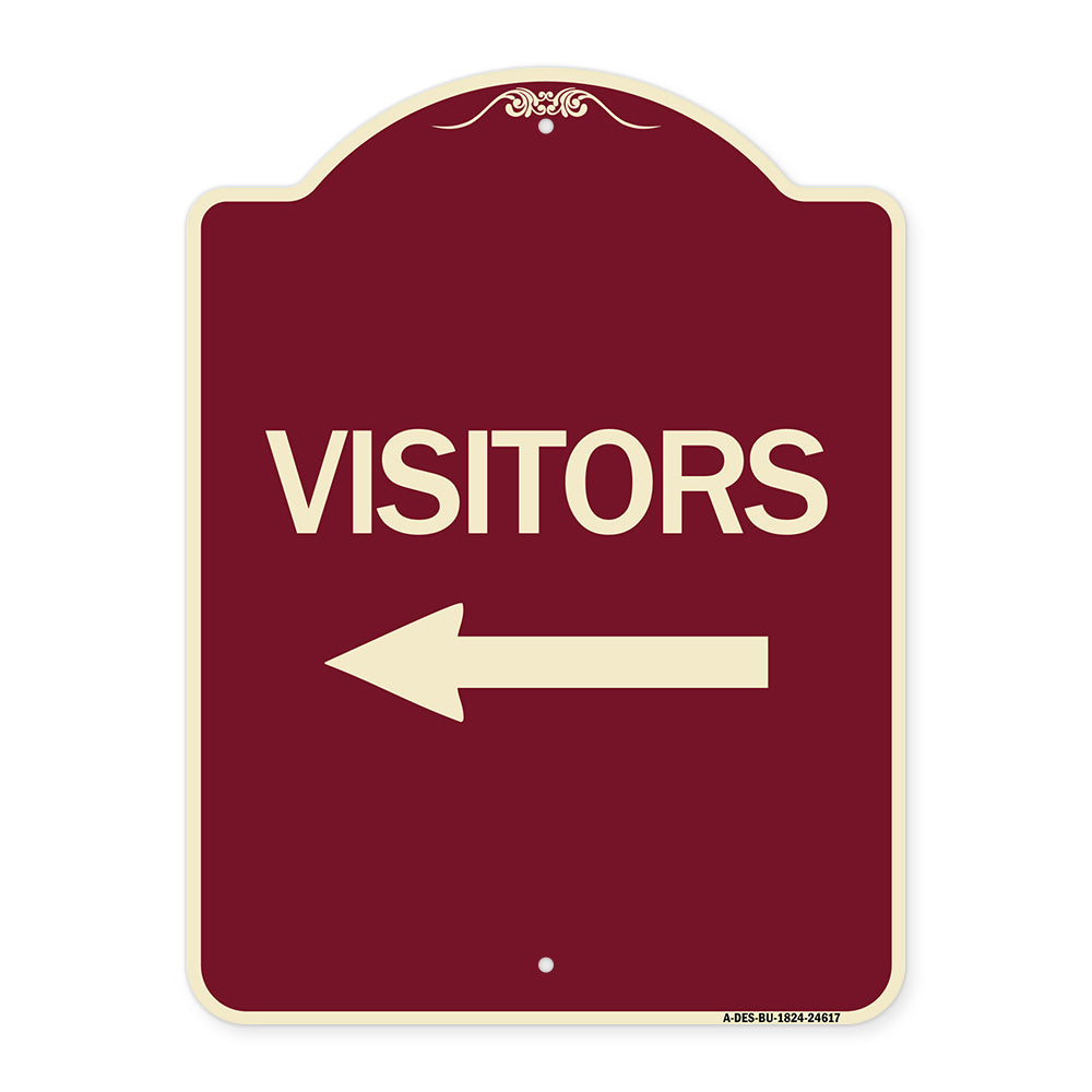 Visitors with Left Arrow