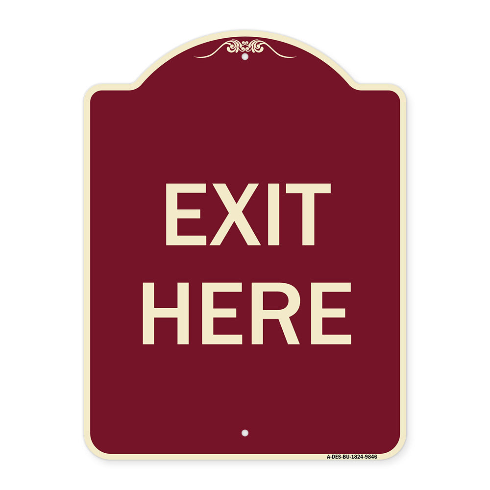 Exit Here