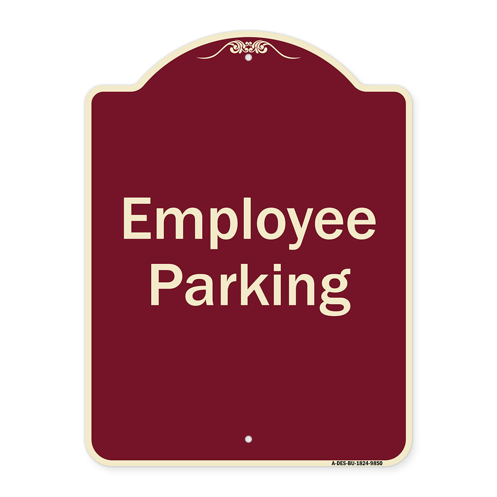 Employee Parking Sign