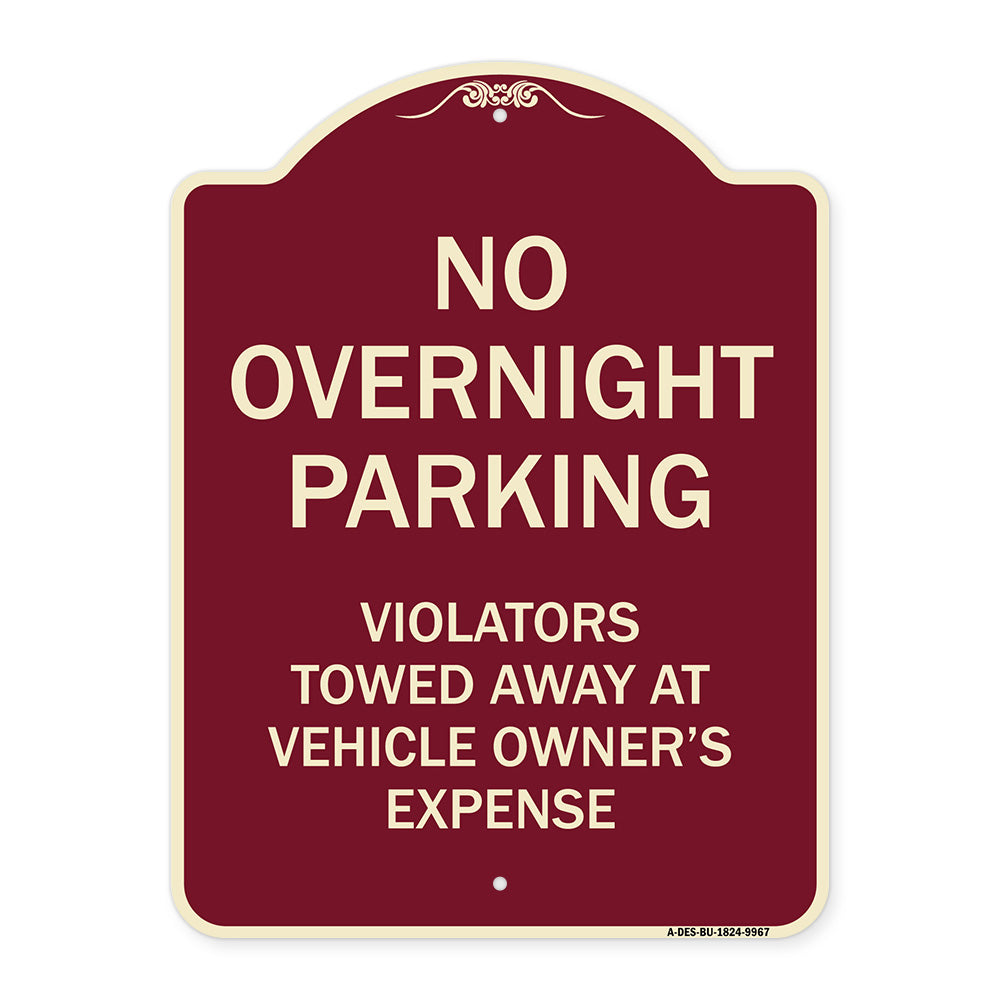 No Overnight Parking