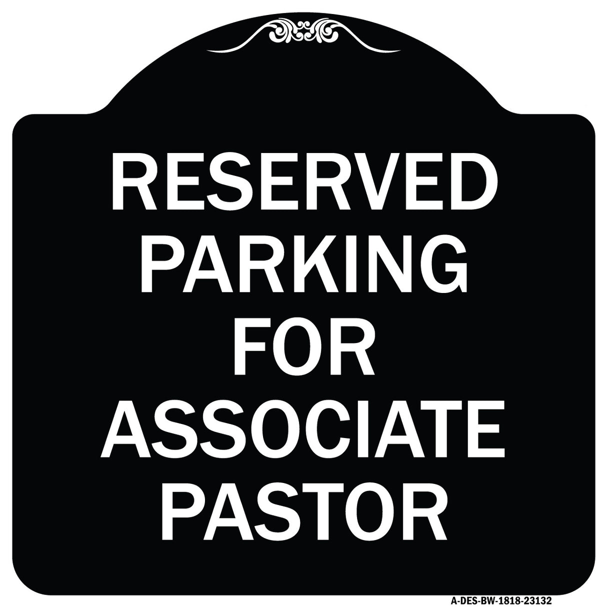 Reserved Parking for Associate Pastor