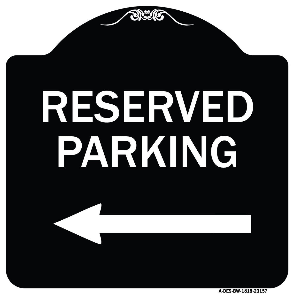 Reserved Parking (Left Arrow)