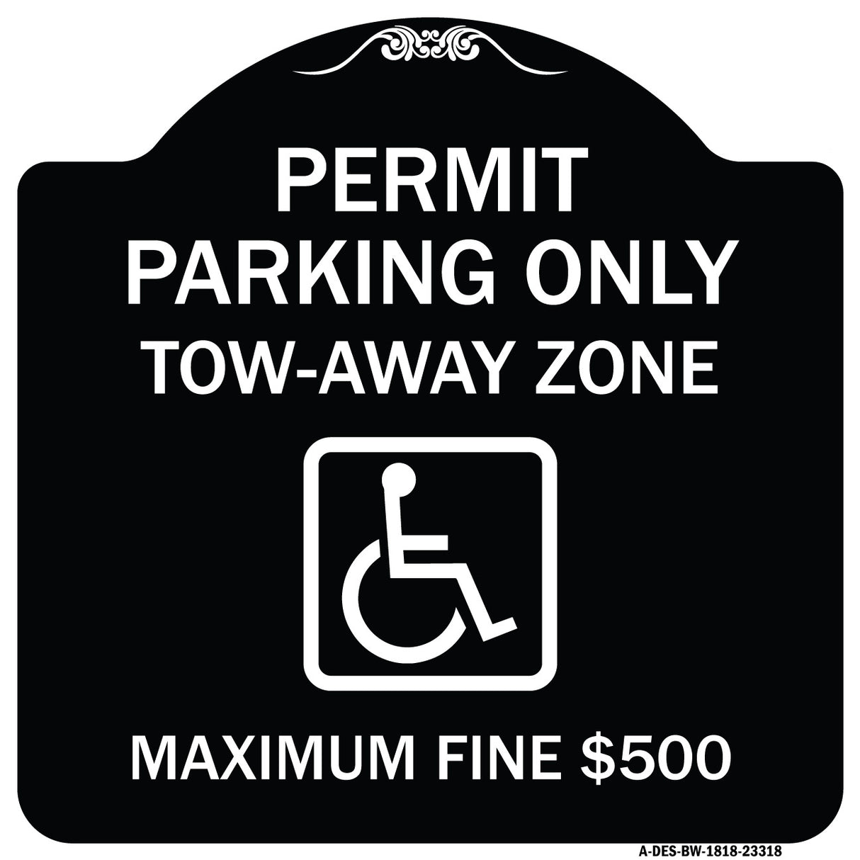 Permit Parking Only Tow-Away Zone Maximum Fine