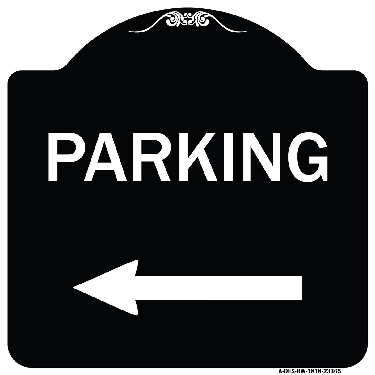 Parking Sign (Left Arrow)