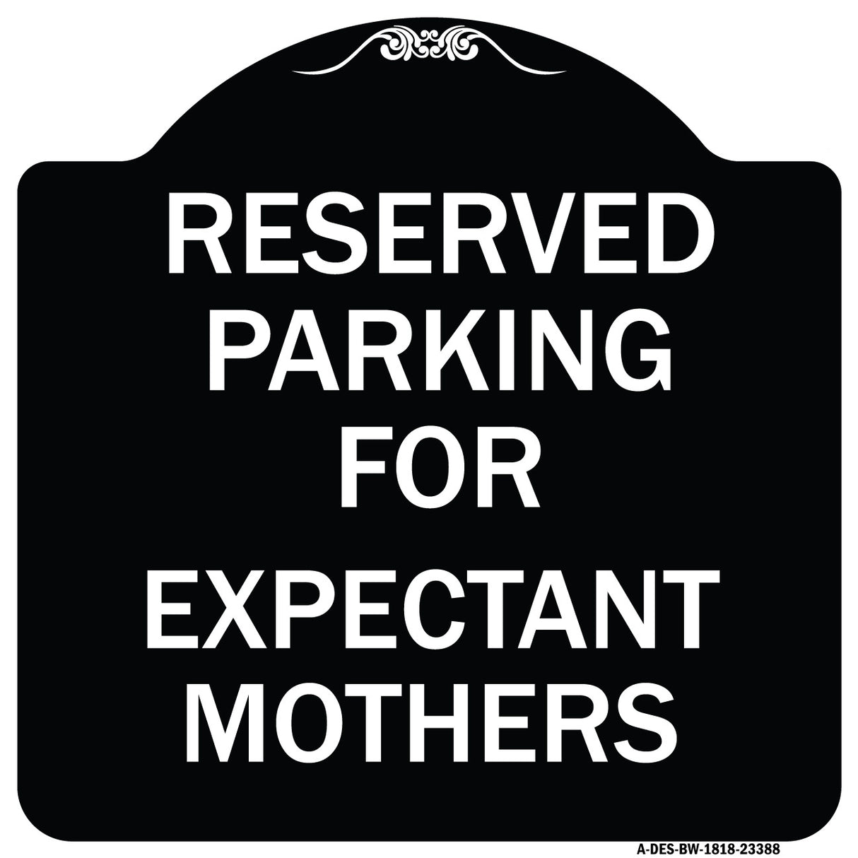 Parking Reserved for Expectant Mothers
