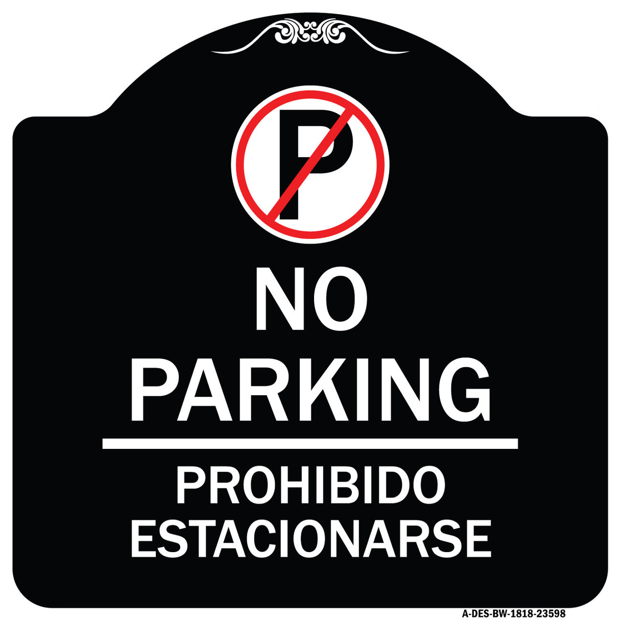 No Parking Prohibido Estacionar (No Parking Symbol)