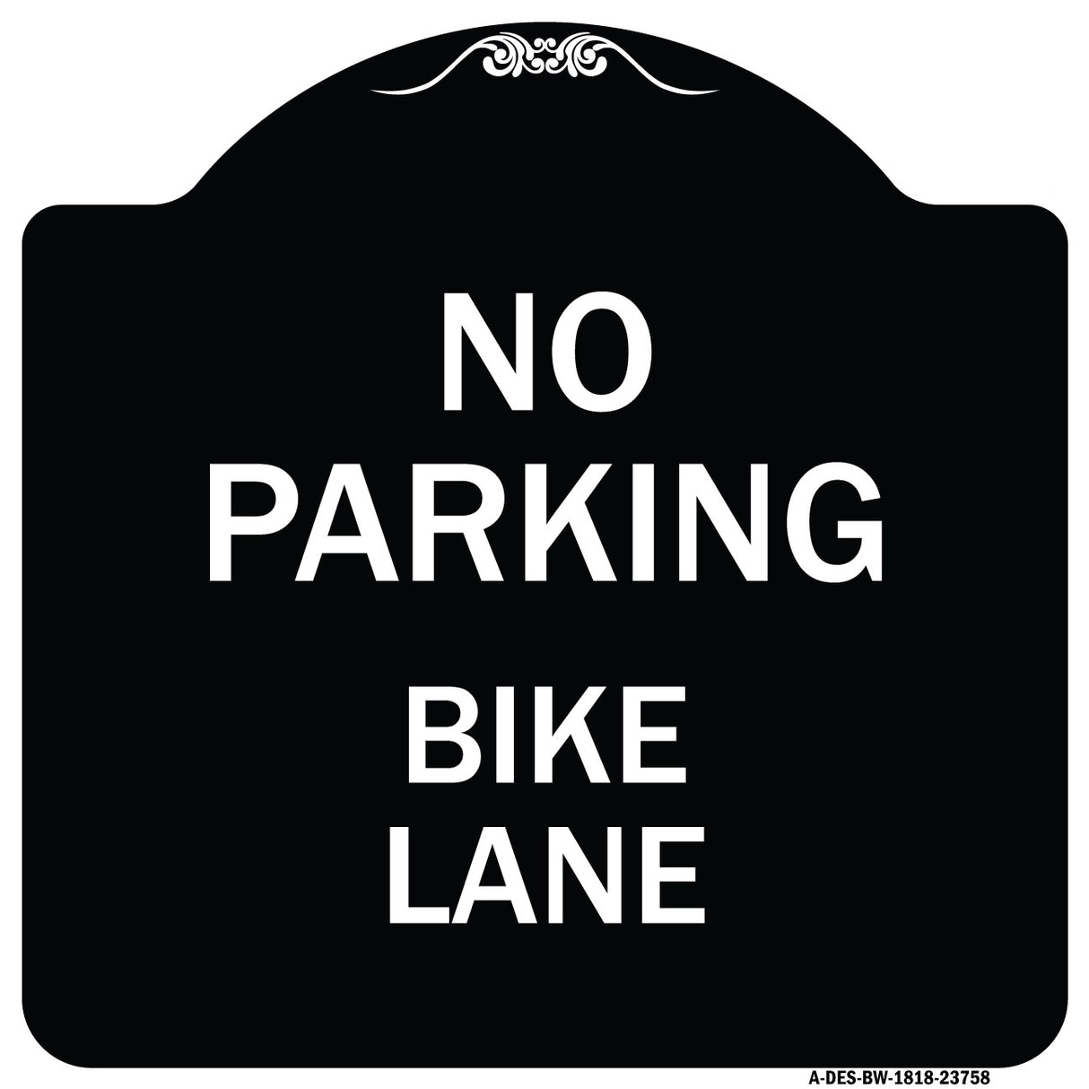 No Parking Bike Lane