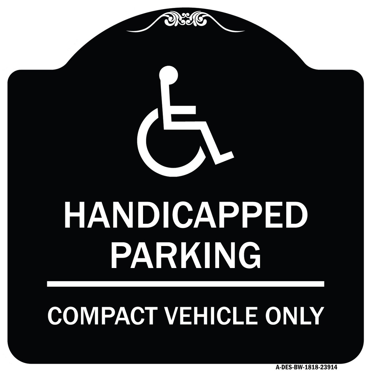 Handicapped Parking - Compact Vehicle Only