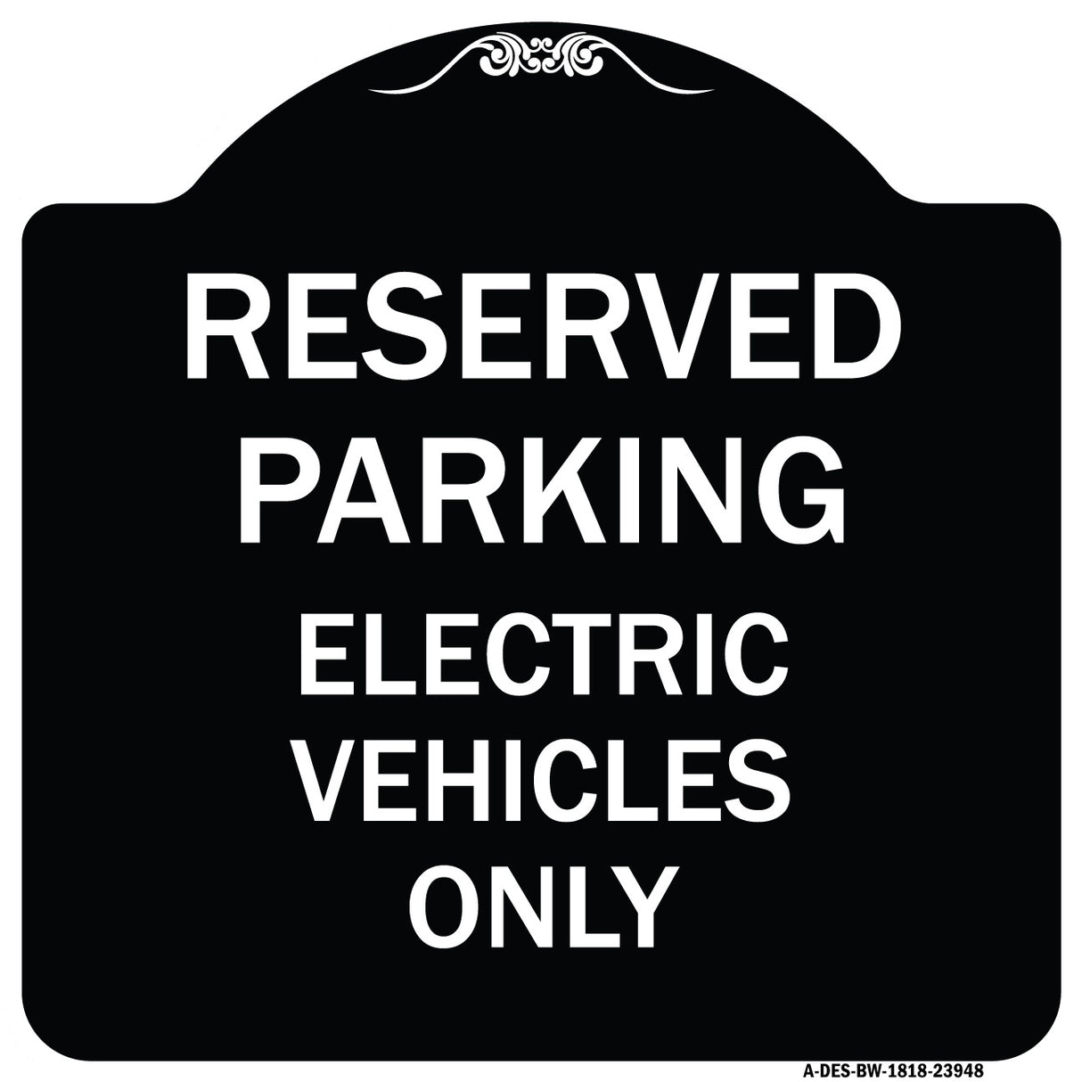 For Electrical Cars Reserved Parking - Electric Vehicles Only
