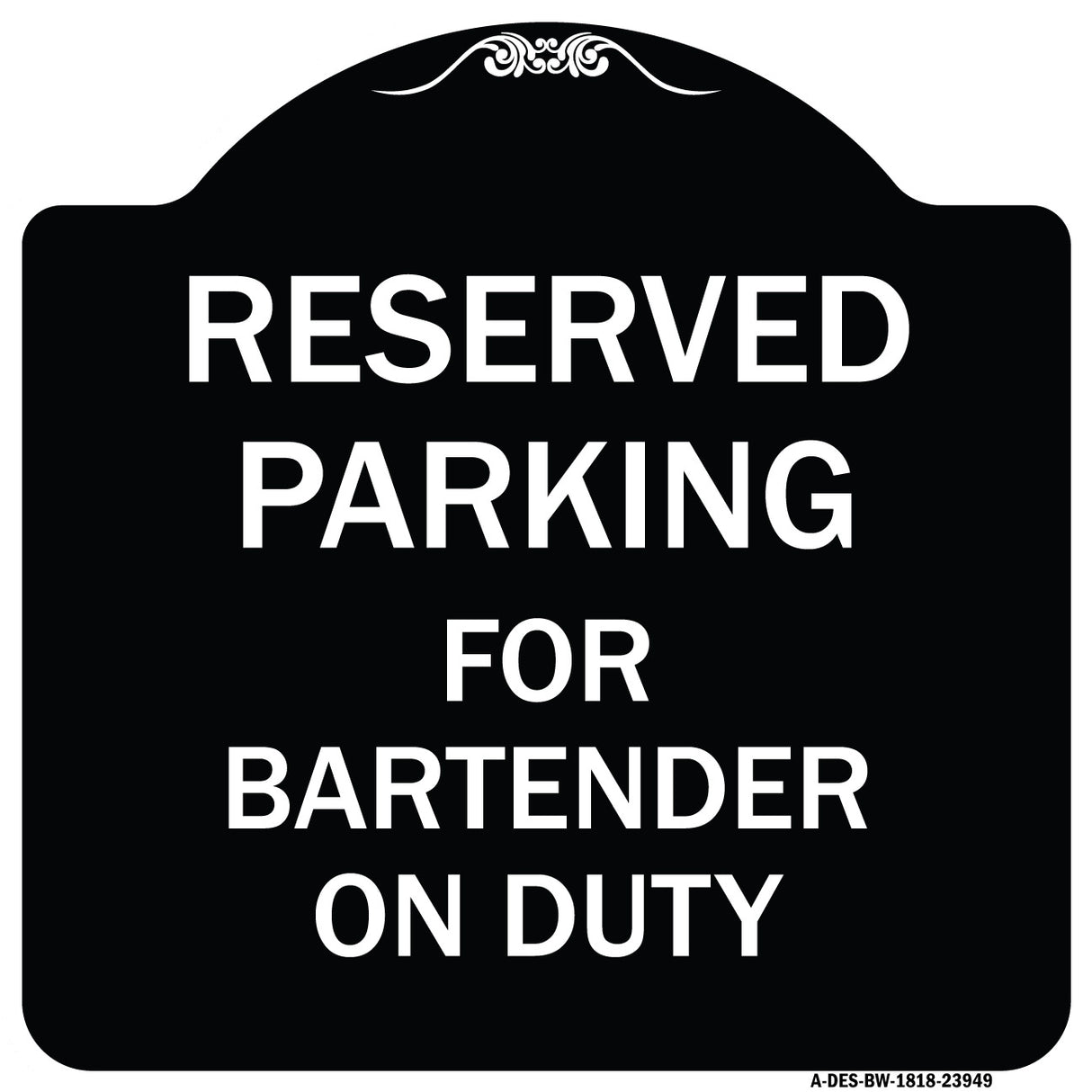 For Bartender on Duty