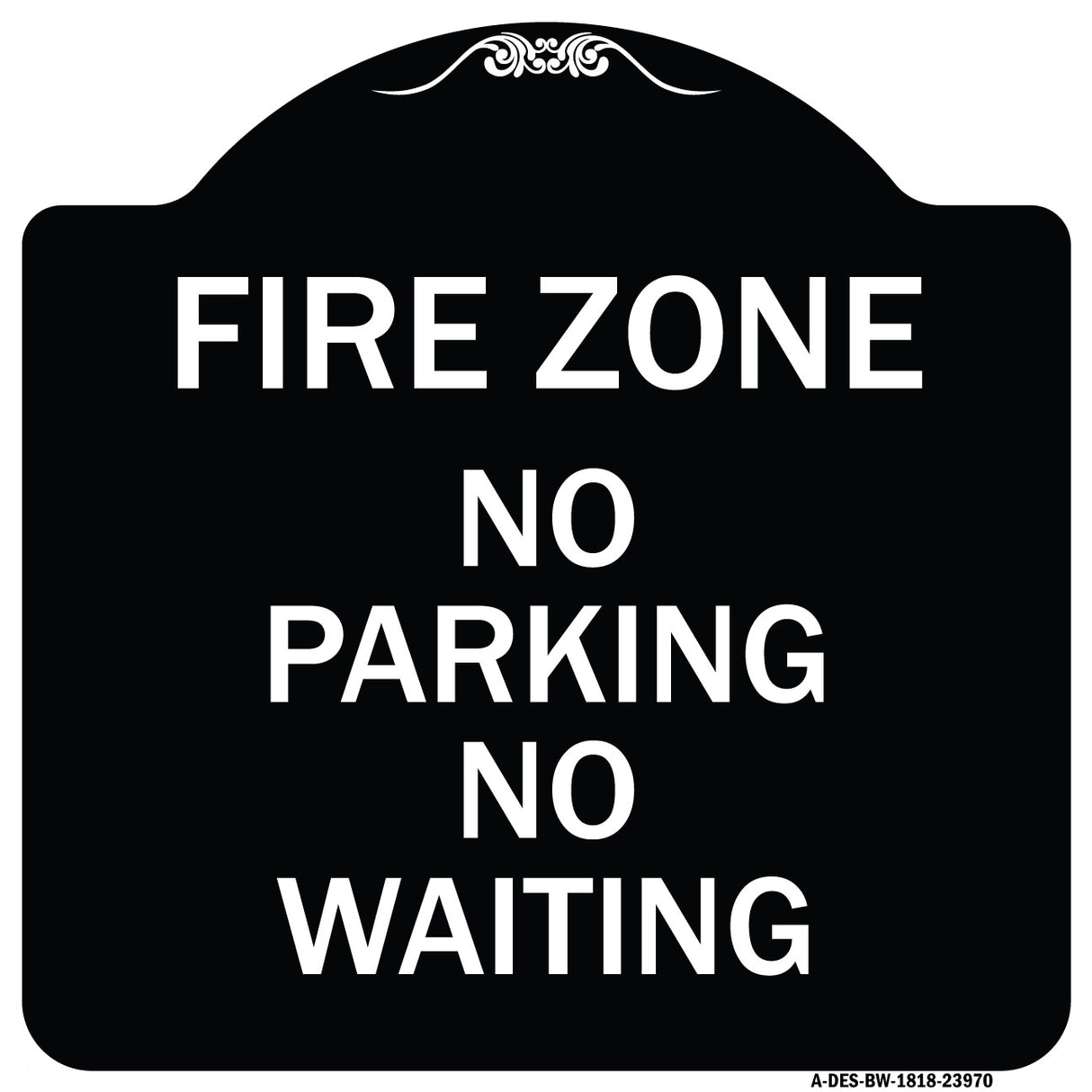 Fire Zone No Parking No Waiting