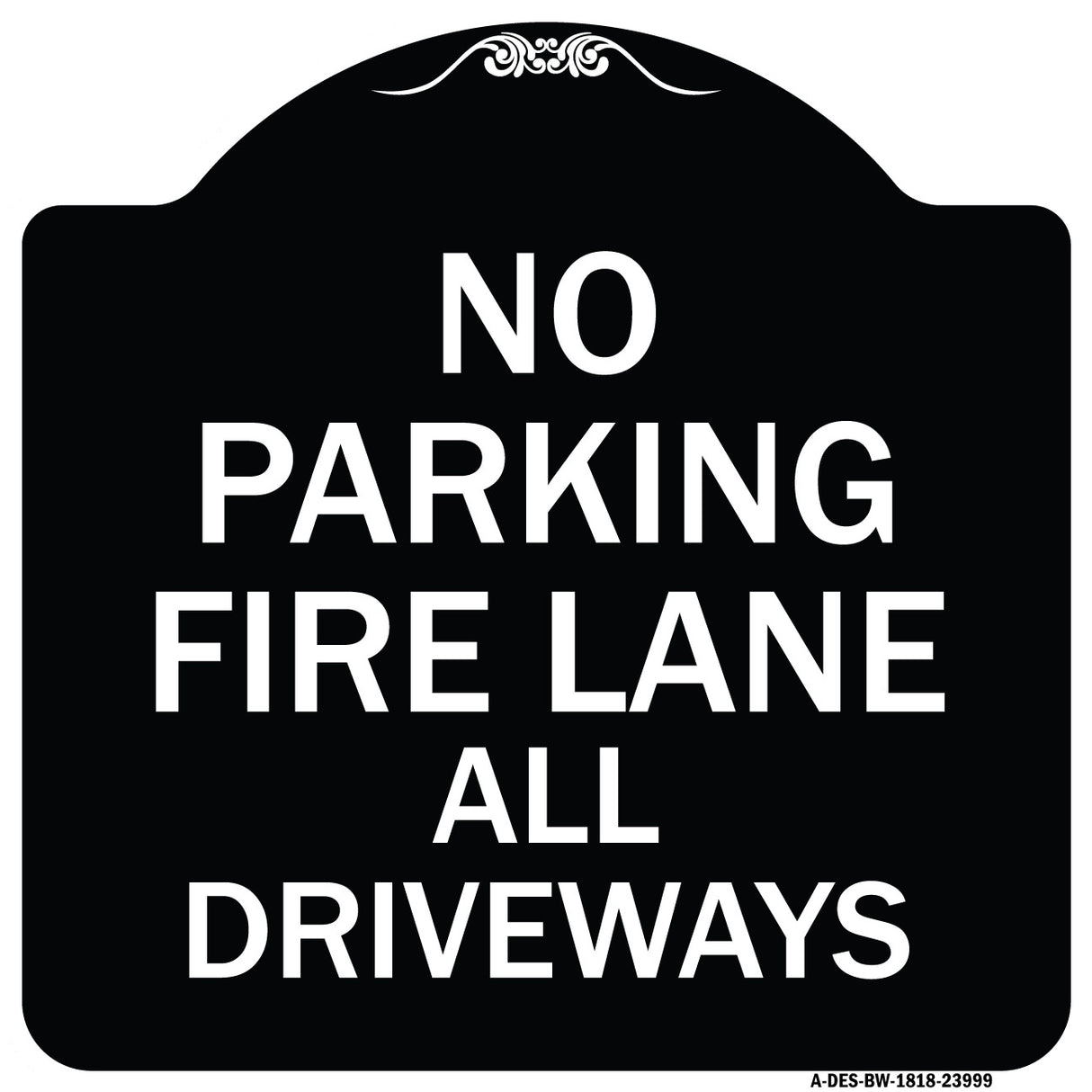 Fire Lane All Driveways