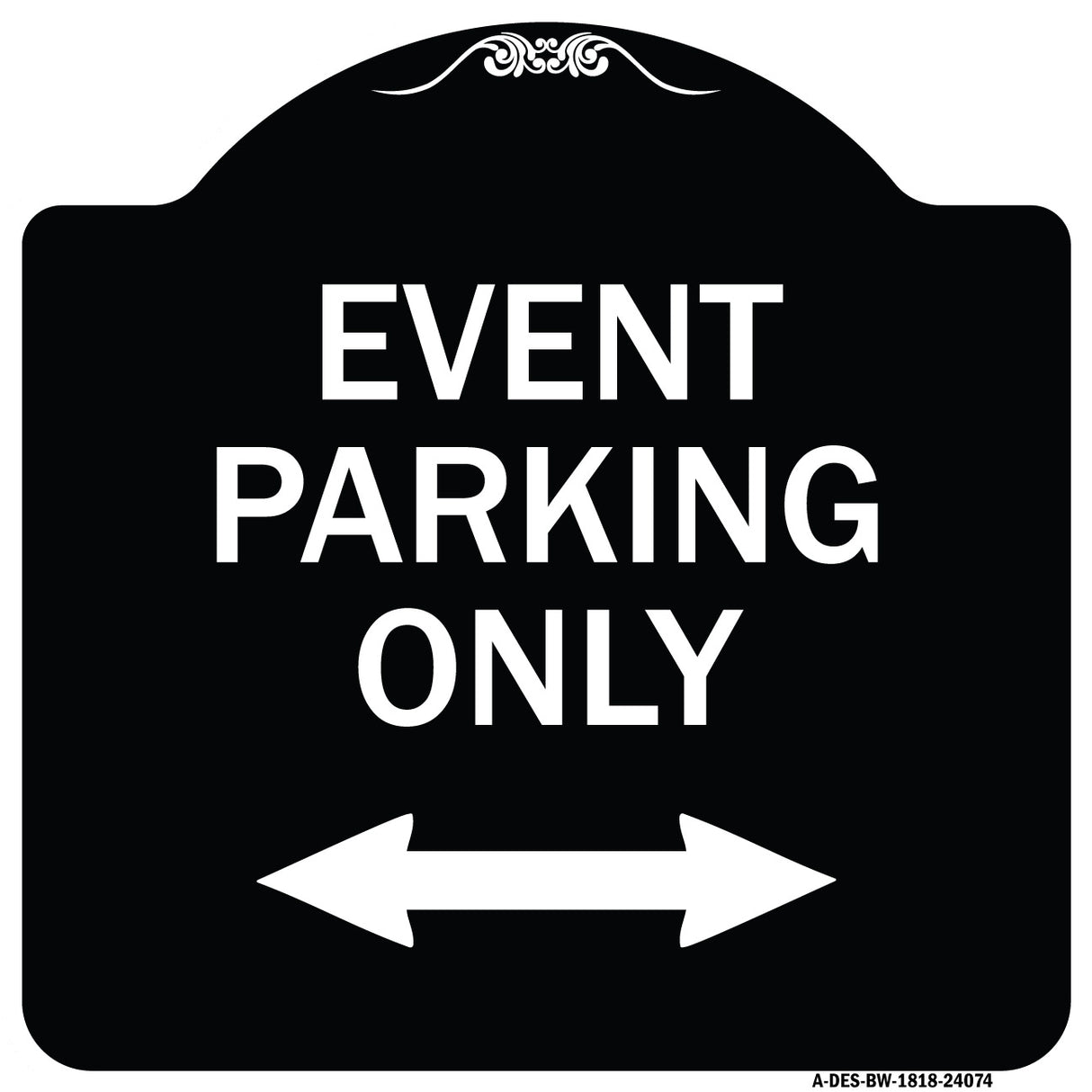 Event Parking Only (With Bidirectional Arrow)