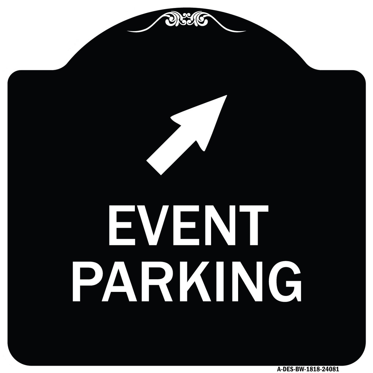 Event Parking (Up Right Arrow Symbol)