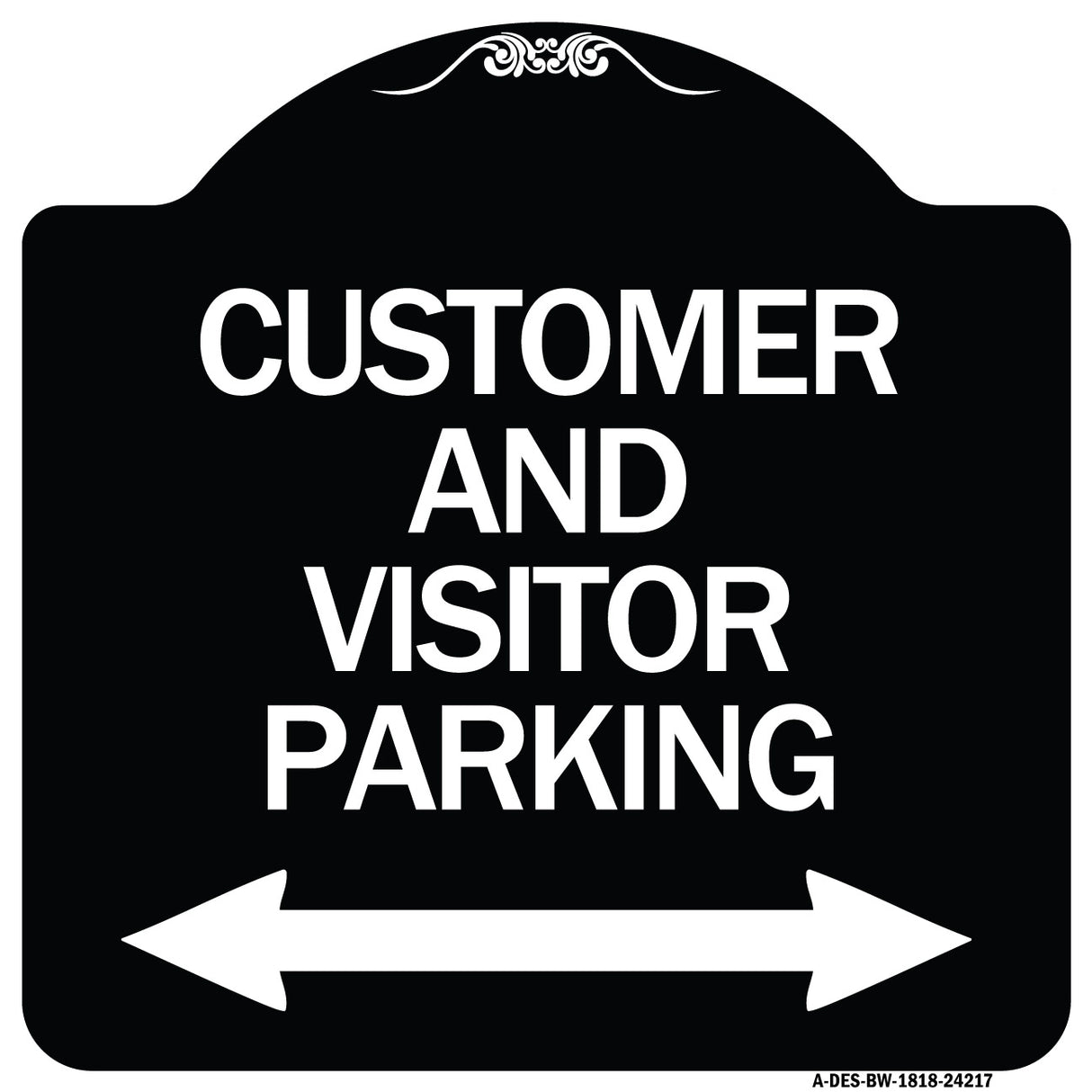 Customer and Visitor Parking (Bidirectional Arrow)
