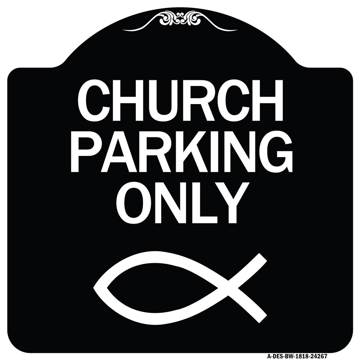 Church Parking Only (Symbol)
