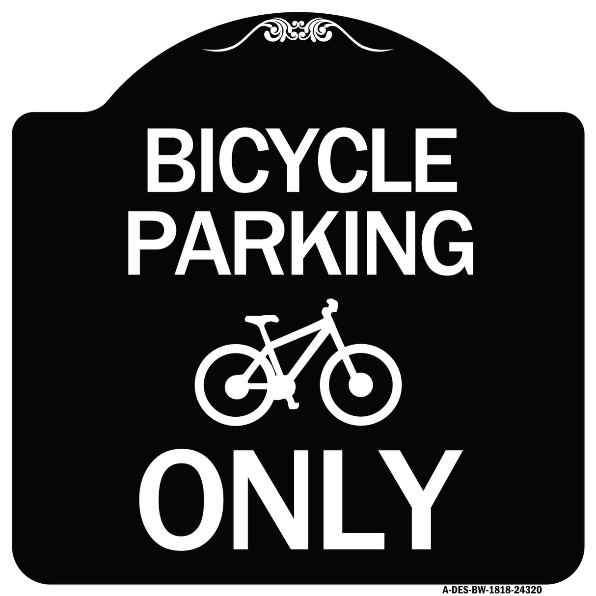 Bicycle Parking Only (With Graphic)