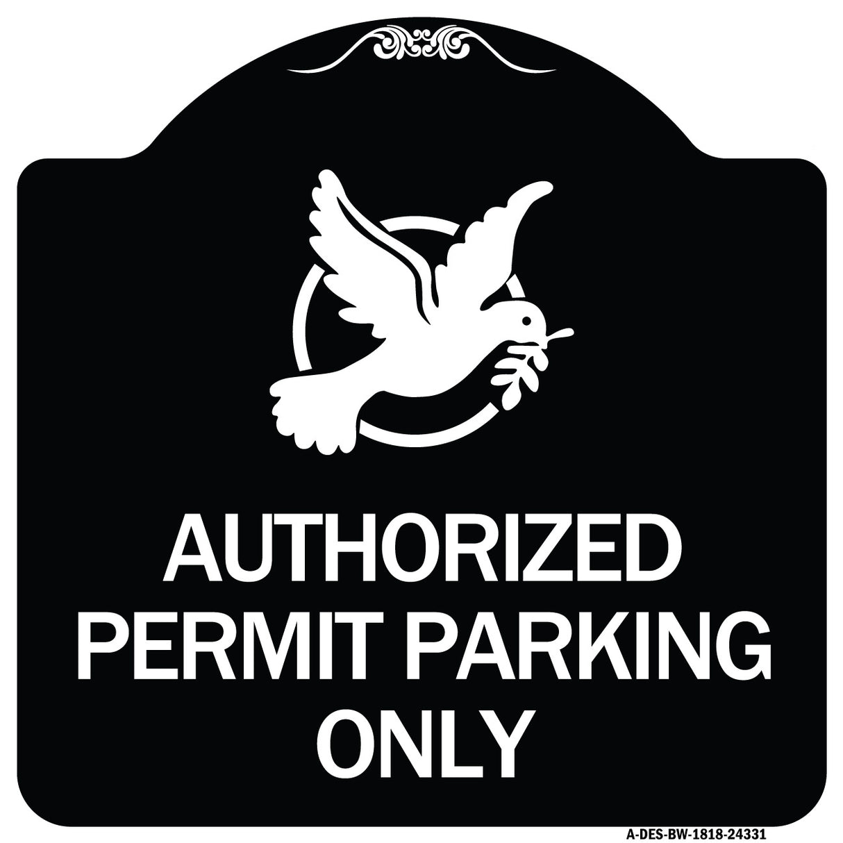 Authorized Church Parking Only (With Graphic)
