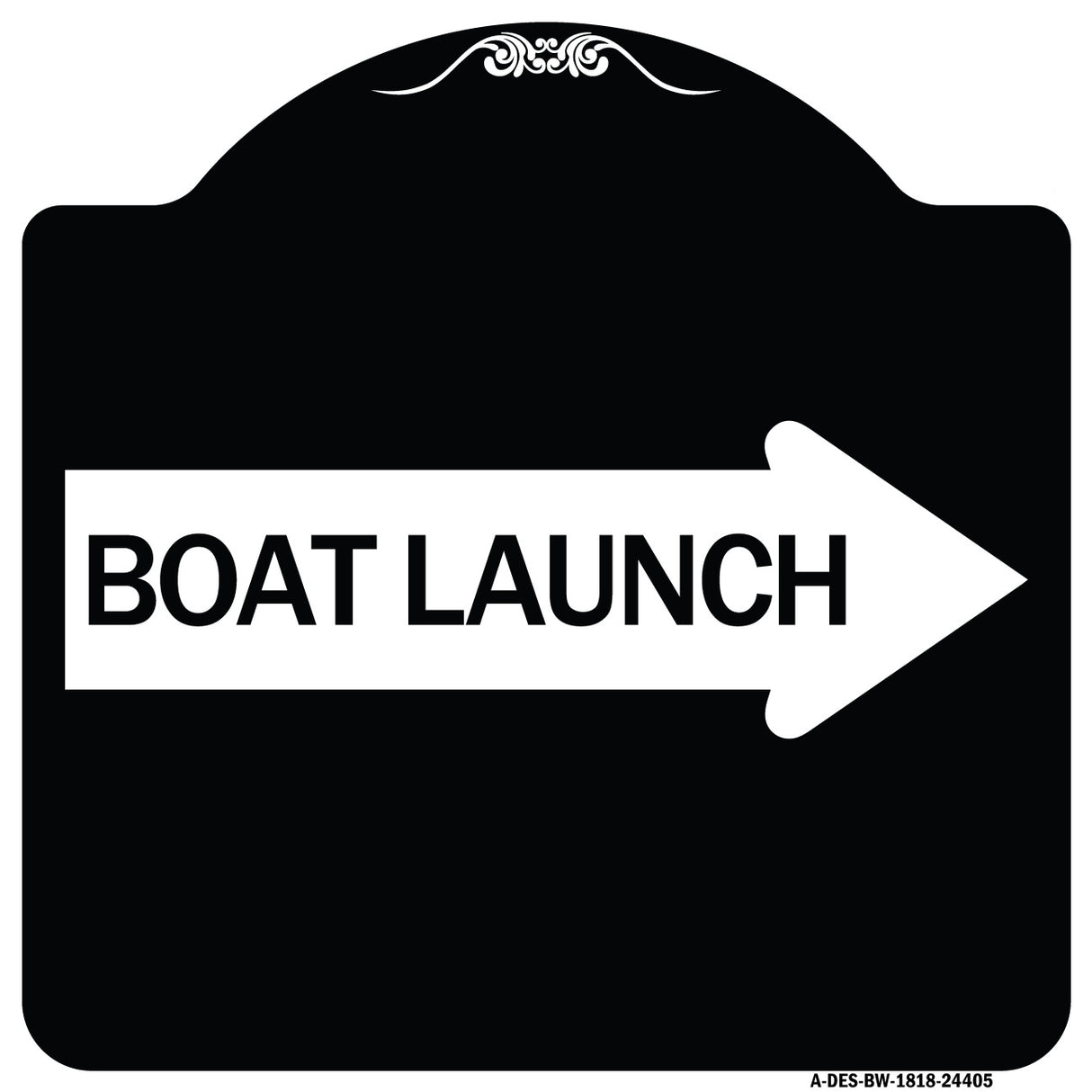 Boat Launch (With Right Arrow)