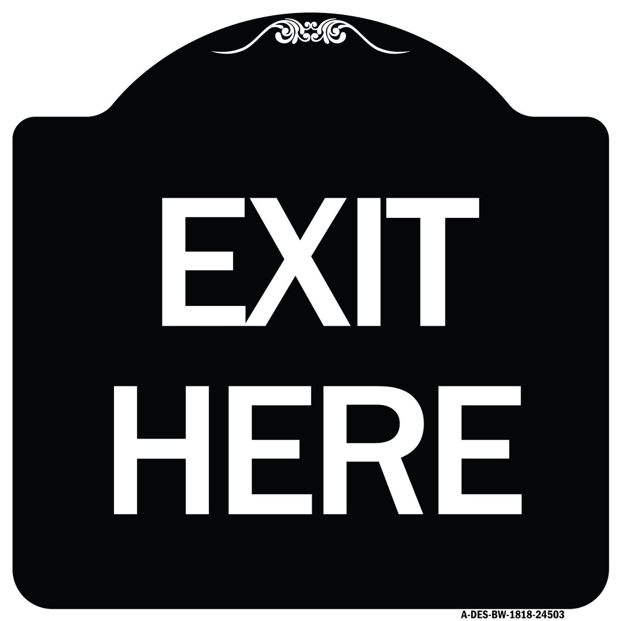 Exit Here