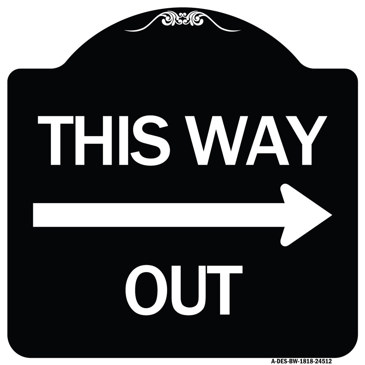 This Way Out (Right Arrow)