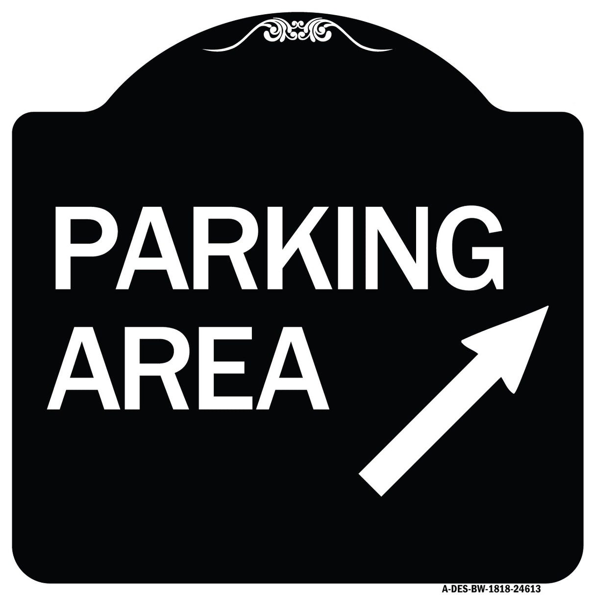 Parking Area (Up Right Arrow Symbol)