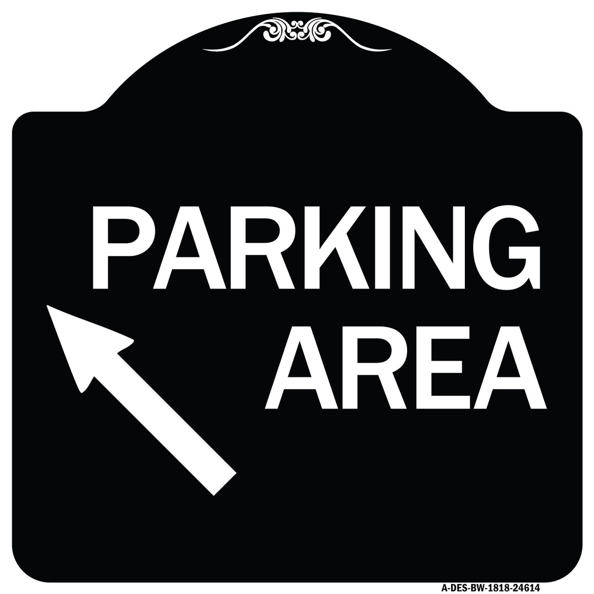 Parking Area (Up Left Arrow Symbol)
