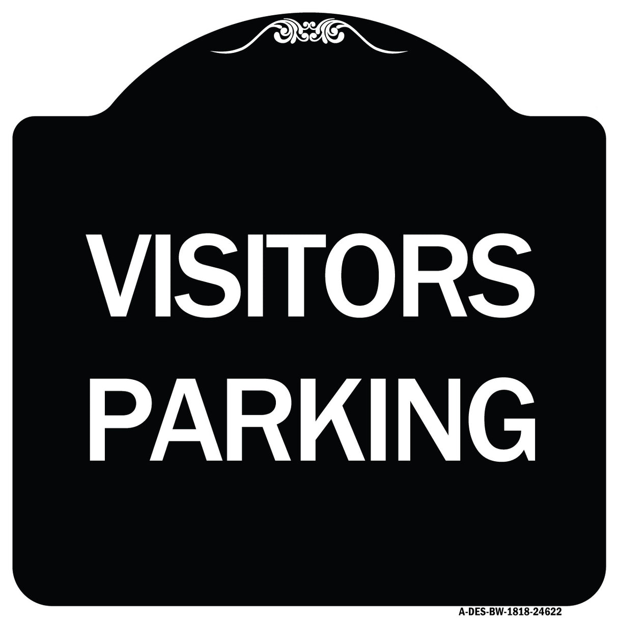 Parking Lot Sign Visitors Parking