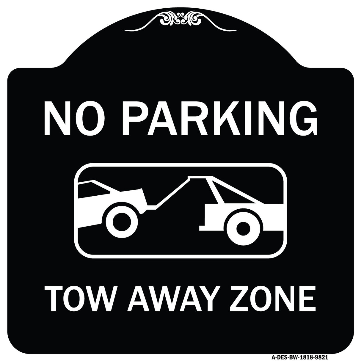 No Parking Tow Away Zone
