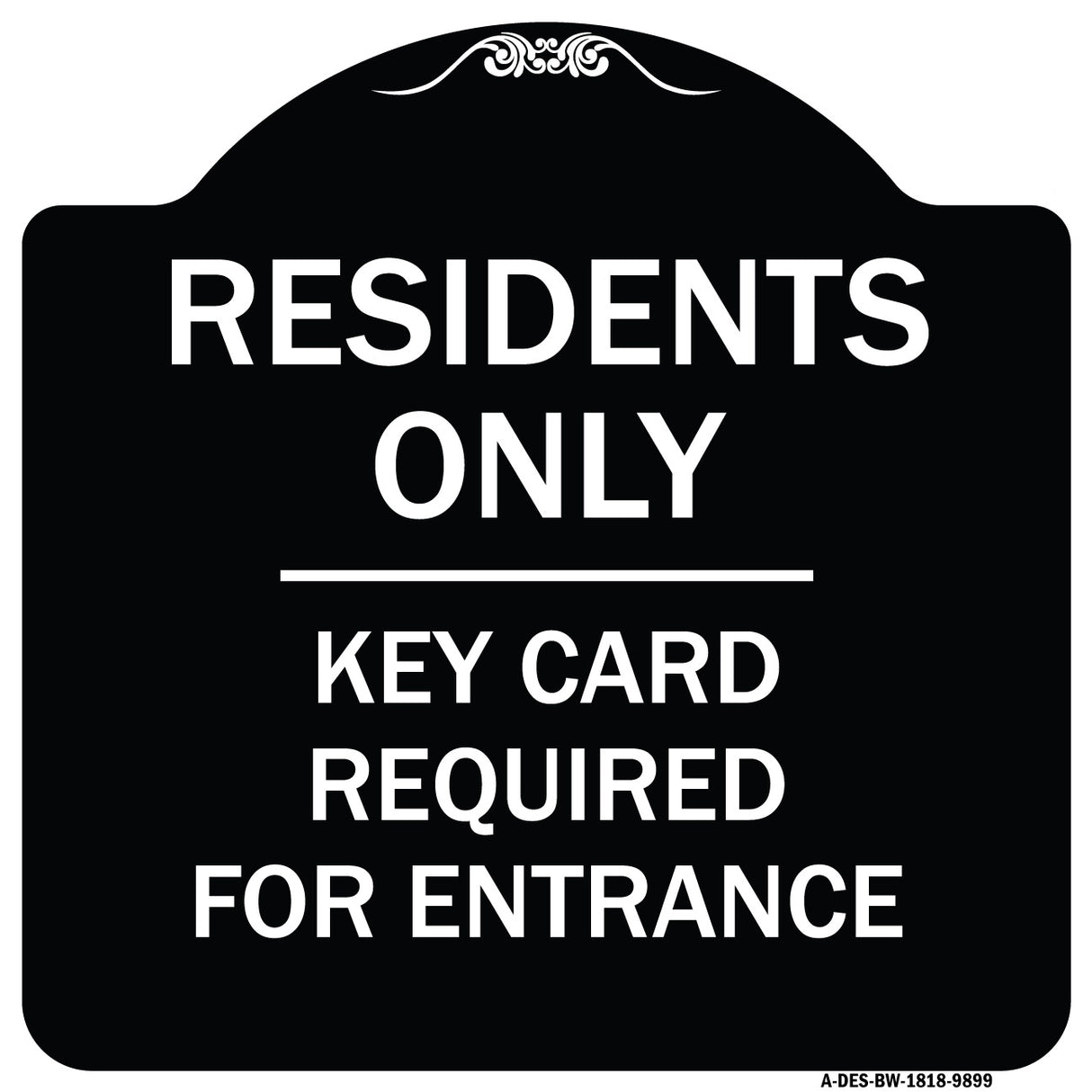 Residence-only-key Card
