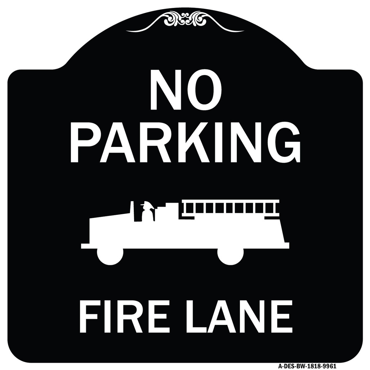 No Parking Fire Lane