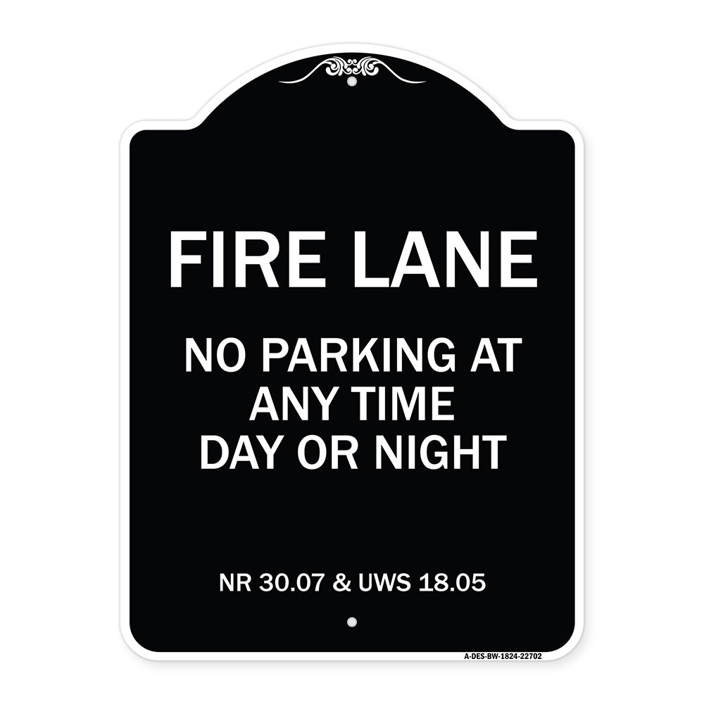 Wisconsin Fire Lane No Parking at Anytime Day or Night