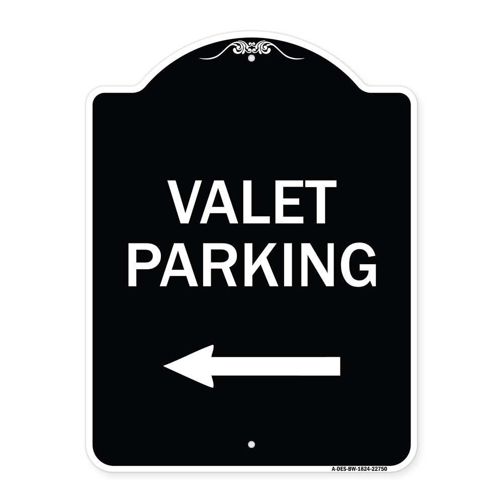 Valet Parking with Left Arrow