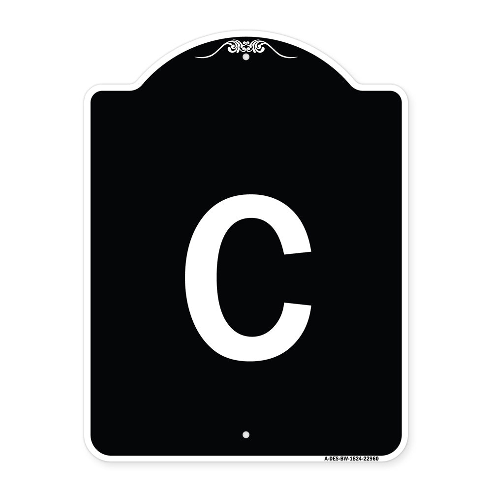 Sign with Letter C