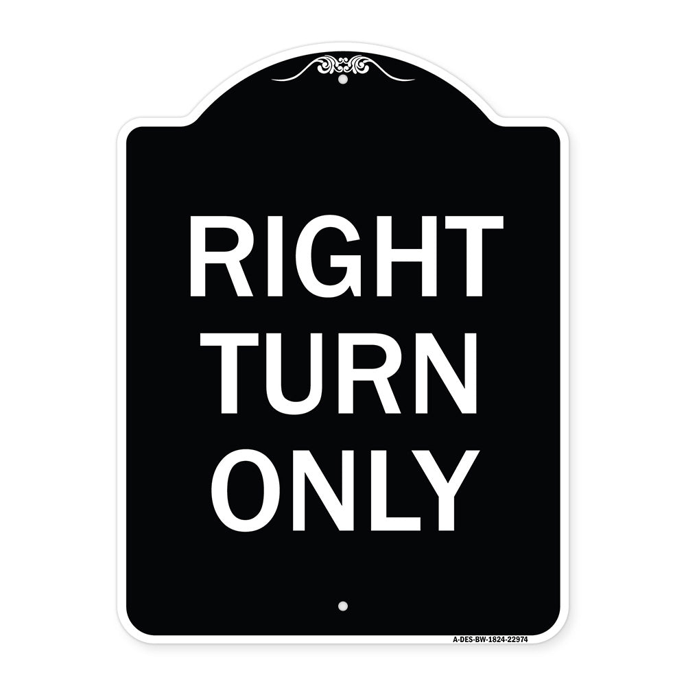 Right Turn Only