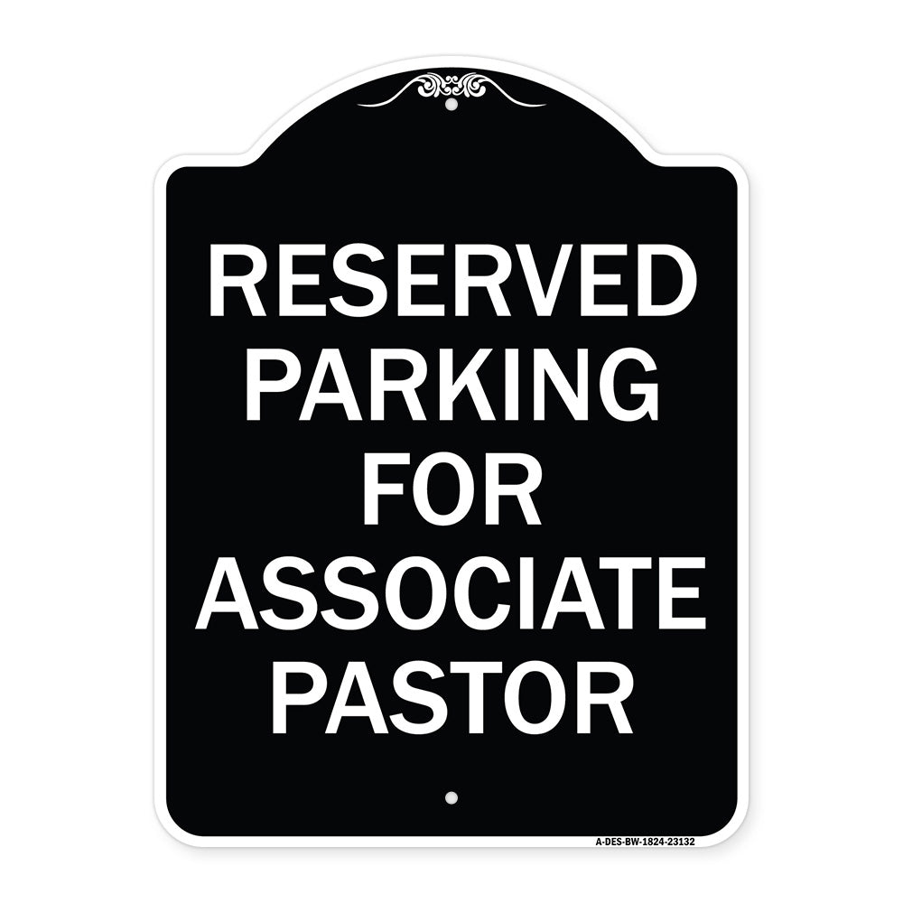 Reserved Parking for Associate Pastor