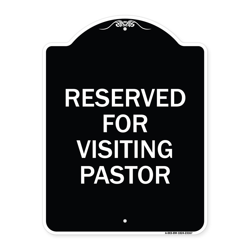 Reserved for Visiting Pastor