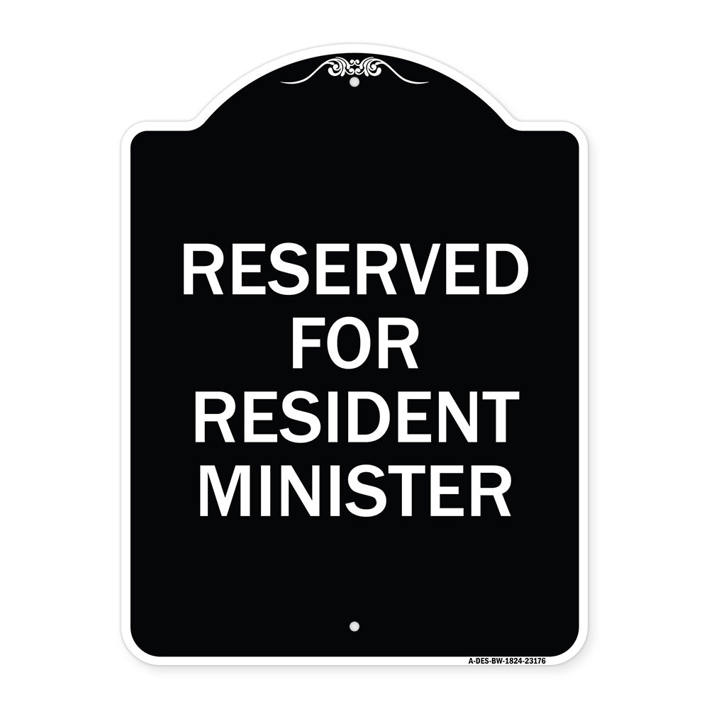 Reserved for Resident Minister
