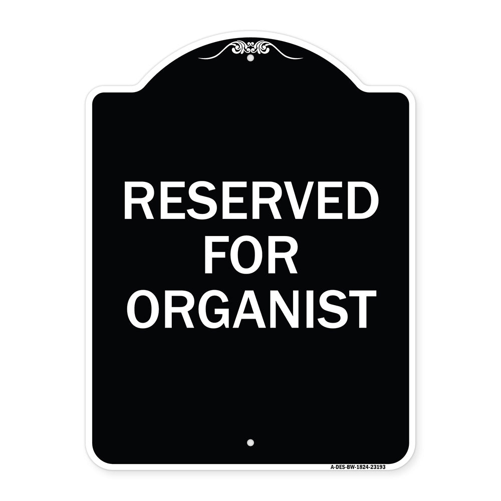 Reserved for Organist