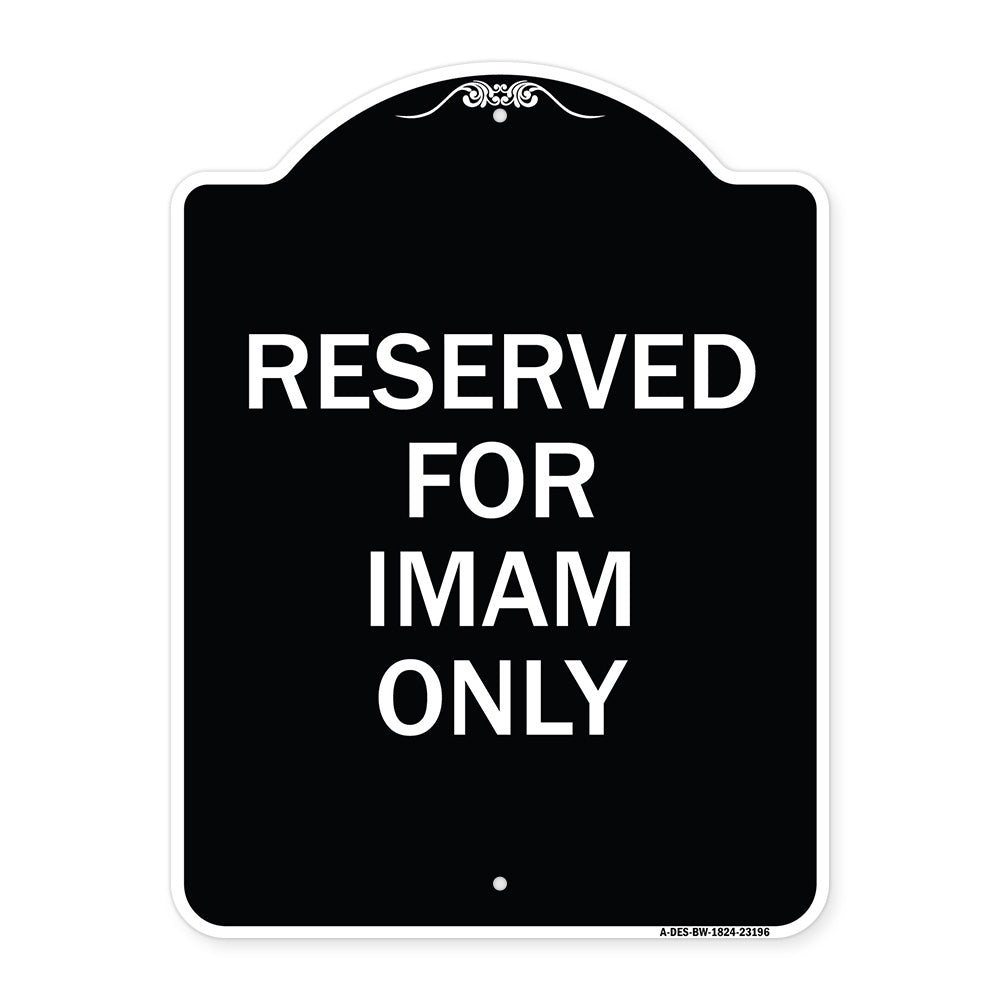Reserved for Imam Only